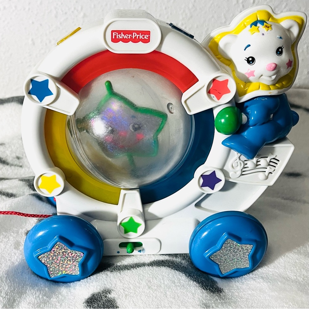 Fisher-Price Sparkling Symphony Drum Along Bear - Vintage 2001